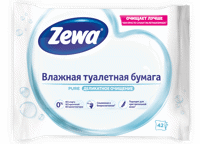 Очищає краще, ніж просто суха туалетний папір **   Волога туалетний папір Zewa   Змивається і біоразкладається Підходить для чутливої ​​шкіри Очищає краще, ніж просто суха папір   Привчання до горщика дитини - це непростий момент в житті батьків