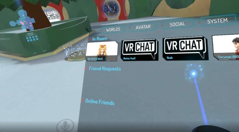 Додавання друзів в VRChat