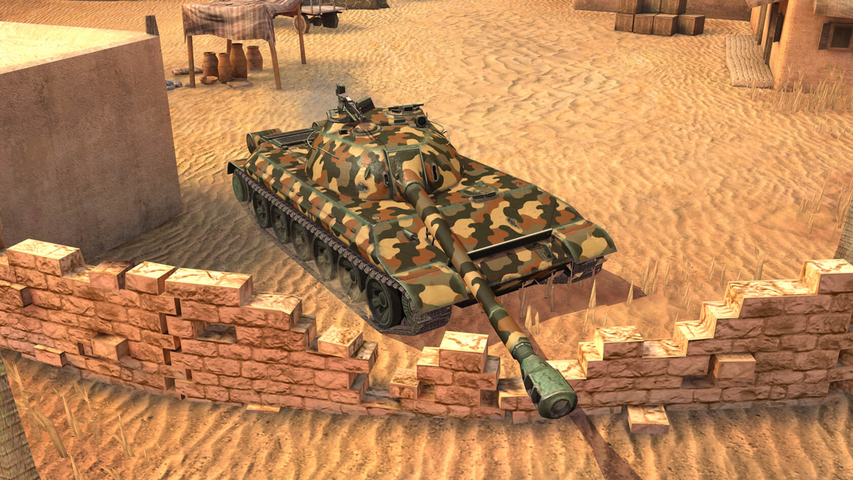 Корпус танка має по 120 мм на чолі і бортах, що дозволяє непогано танковать ромбом (нижній бронелистами при цьому краще ховати)
