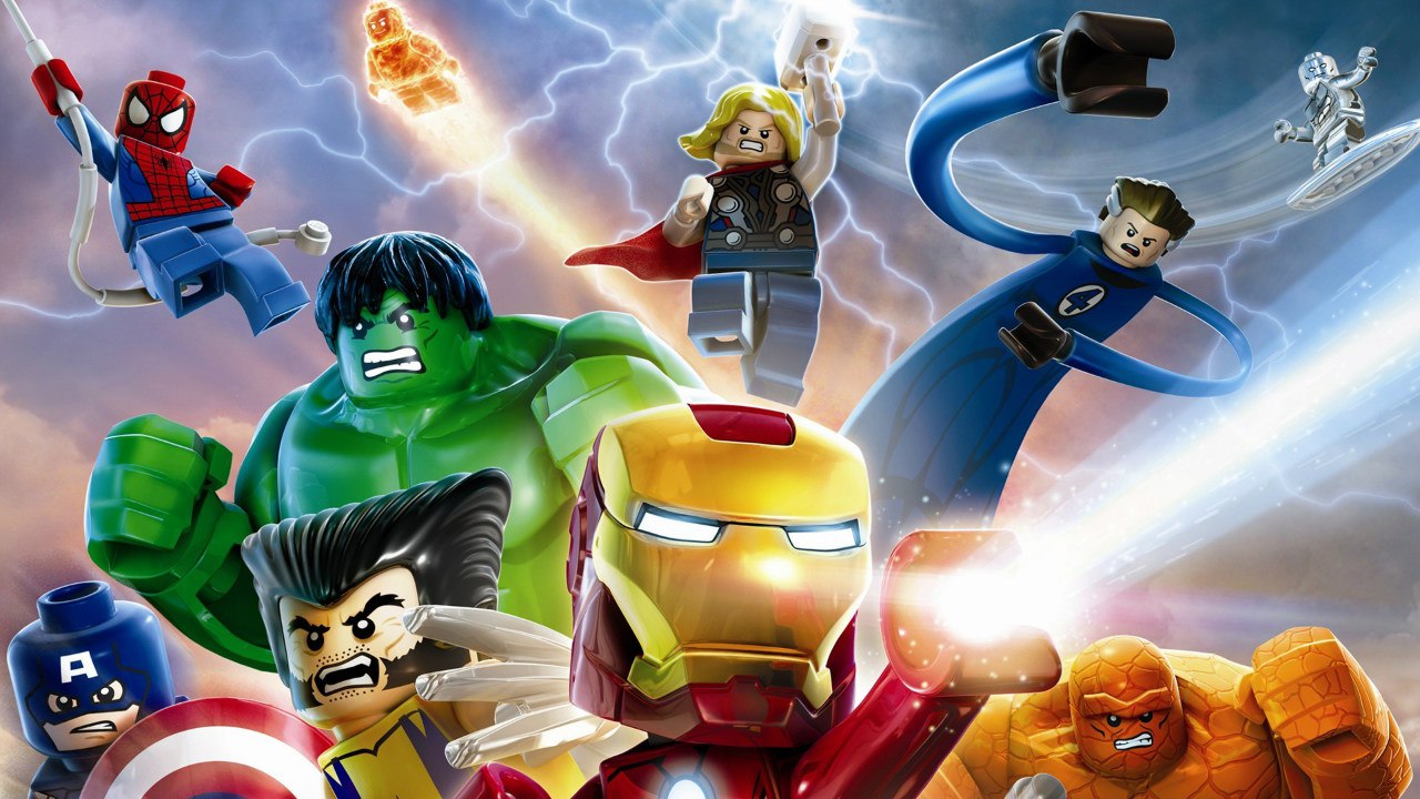 LEGO: Marvel Super Heroes   (2013 рік, Action-adventure, splitscreen / один екран, 2 гравця)   Взагалі я радив би вам для проходження з друзями - всі вони однаково забавні і відмінно підходять для ненапряженного часу удвох