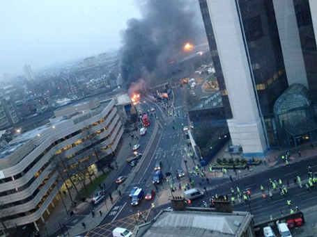 В результаті падіння вертольота в Лондоні загинули дві людини, 13 отримали поранення