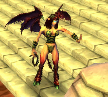 На противагу Planescape Torment, World of Warcraft знайомить з іншою стороною бездоганного образу Суккуб