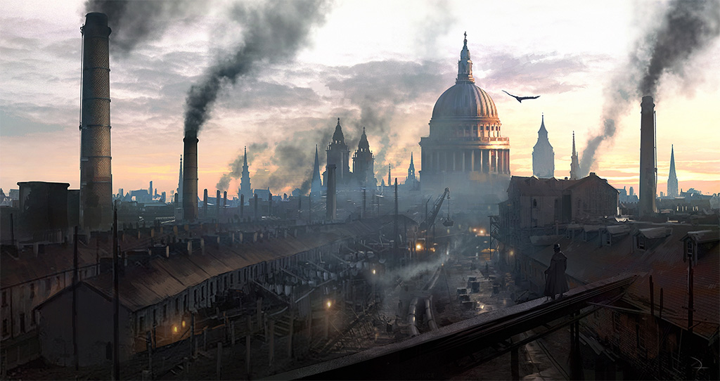 Смог і вугільний пил старосвітського Лондона іронічно символізують для Assassin's Creed ковток свіжого повітря, так як Англія в версії Синдикату багата і приголомшливий, кожен з її восьми округів буквально вирує енергією і супутніми індустріальної революції характерними ознаками