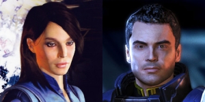Ешлі Вільямс і Кайді Аленко - перші напарники в Mass Effect
